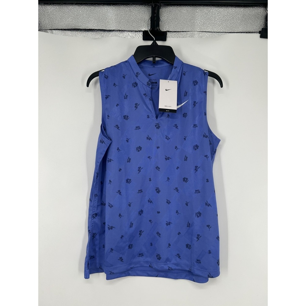 Nike Victory Polo Shirt AOP Floral All Over Print Sleeveless Dri-Fit DA3144-500